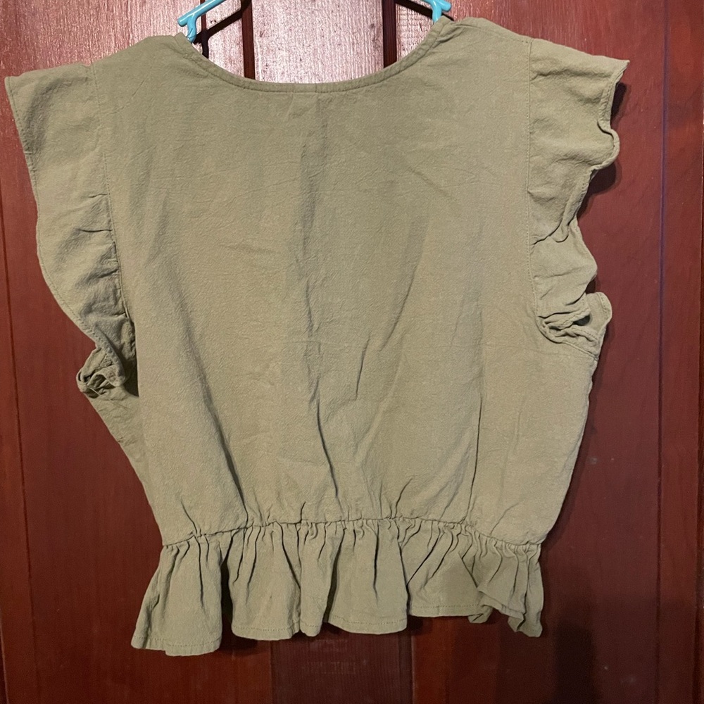 Sage Green Matching Two-Piece Set. Size Large. - image 4